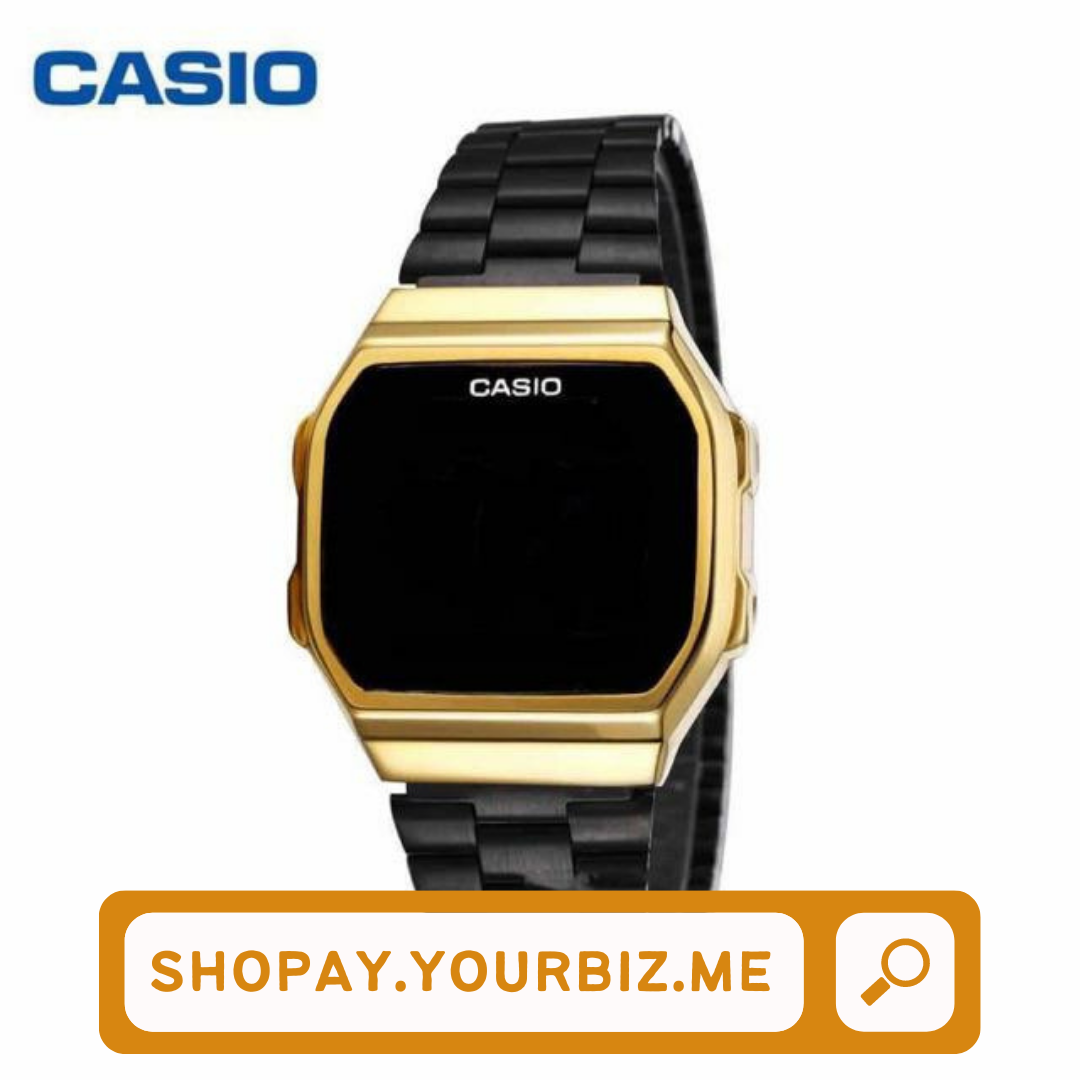 Casio black touch online watch